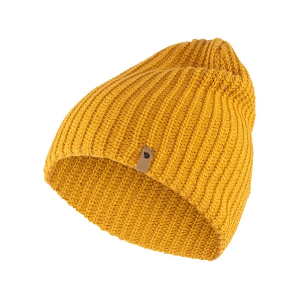 Fjallraven Ovik Melange Beanie Mustard Yellow