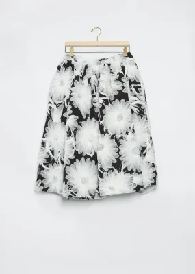 Flower Print Skirt