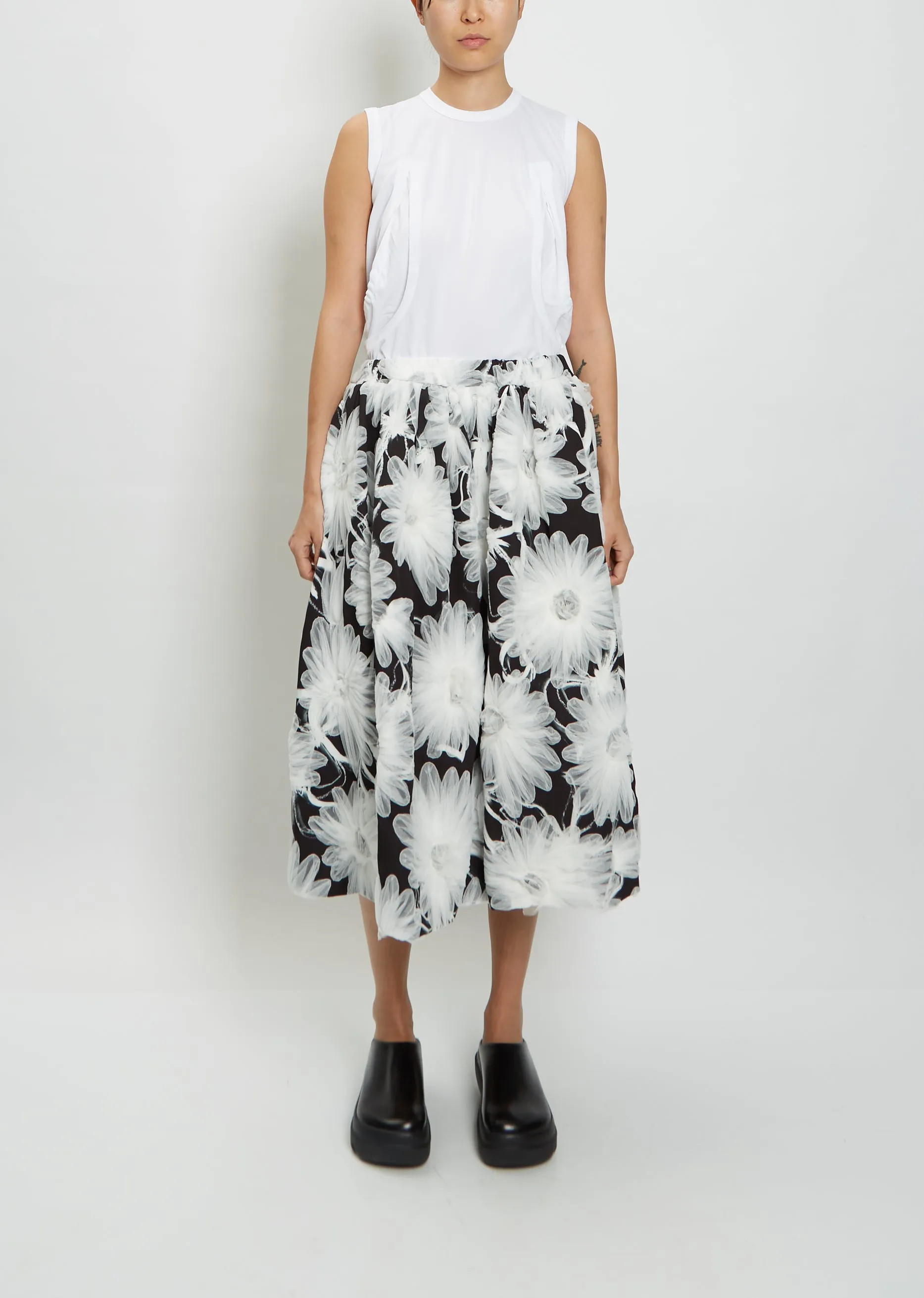 Flower Print Skirt