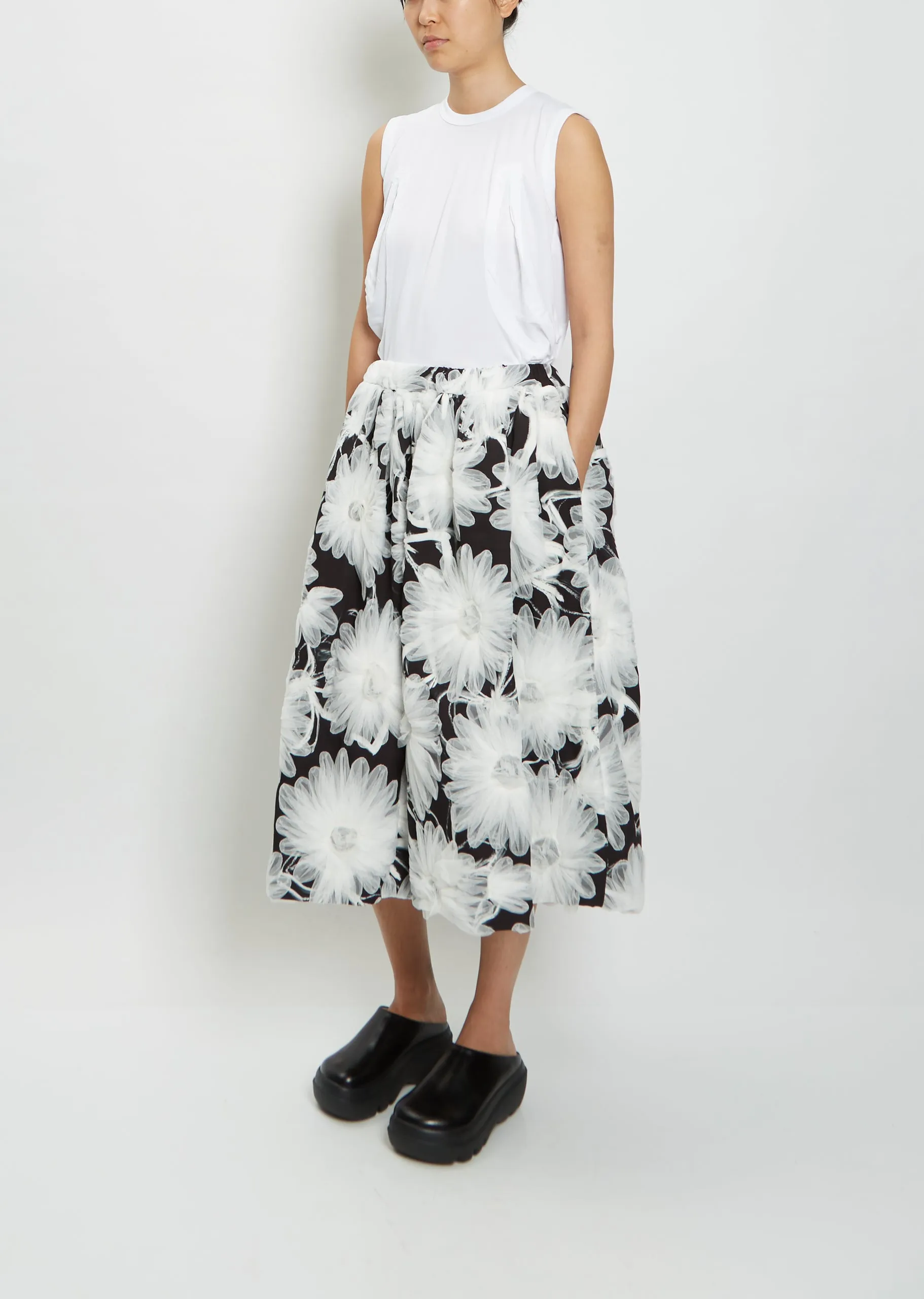 Flower Print Skirt