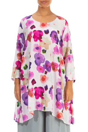 Flowy Blossom Silk Bamboo Tunic