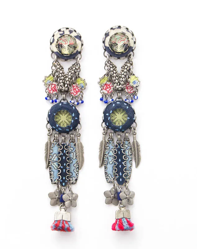 Forest Hills, Large Hip Collection Earrings by Ayala Bar