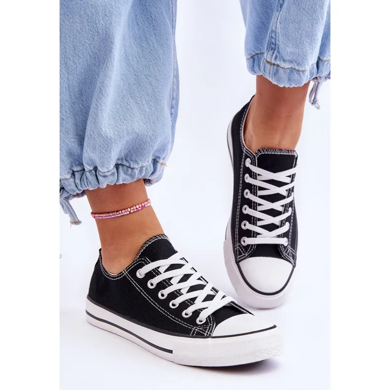 FR1 Women's Classic Low Sneakers Black Vegas