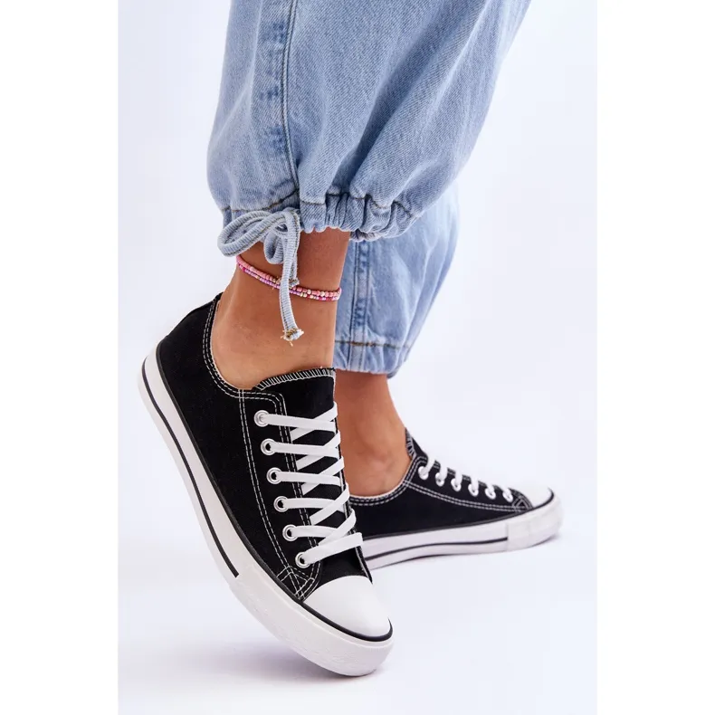 FR1 Women's Classic Low Sneakers Black Vegas