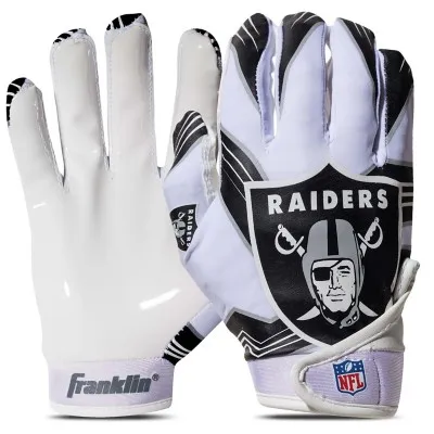 Franklin NFL Las Vegas Raiders Youth Football Receiver Gloves