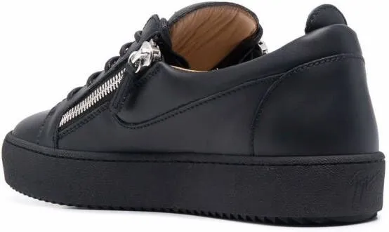 Giuseppe Zanotti Frankie low-top zip-detail sneakers Black