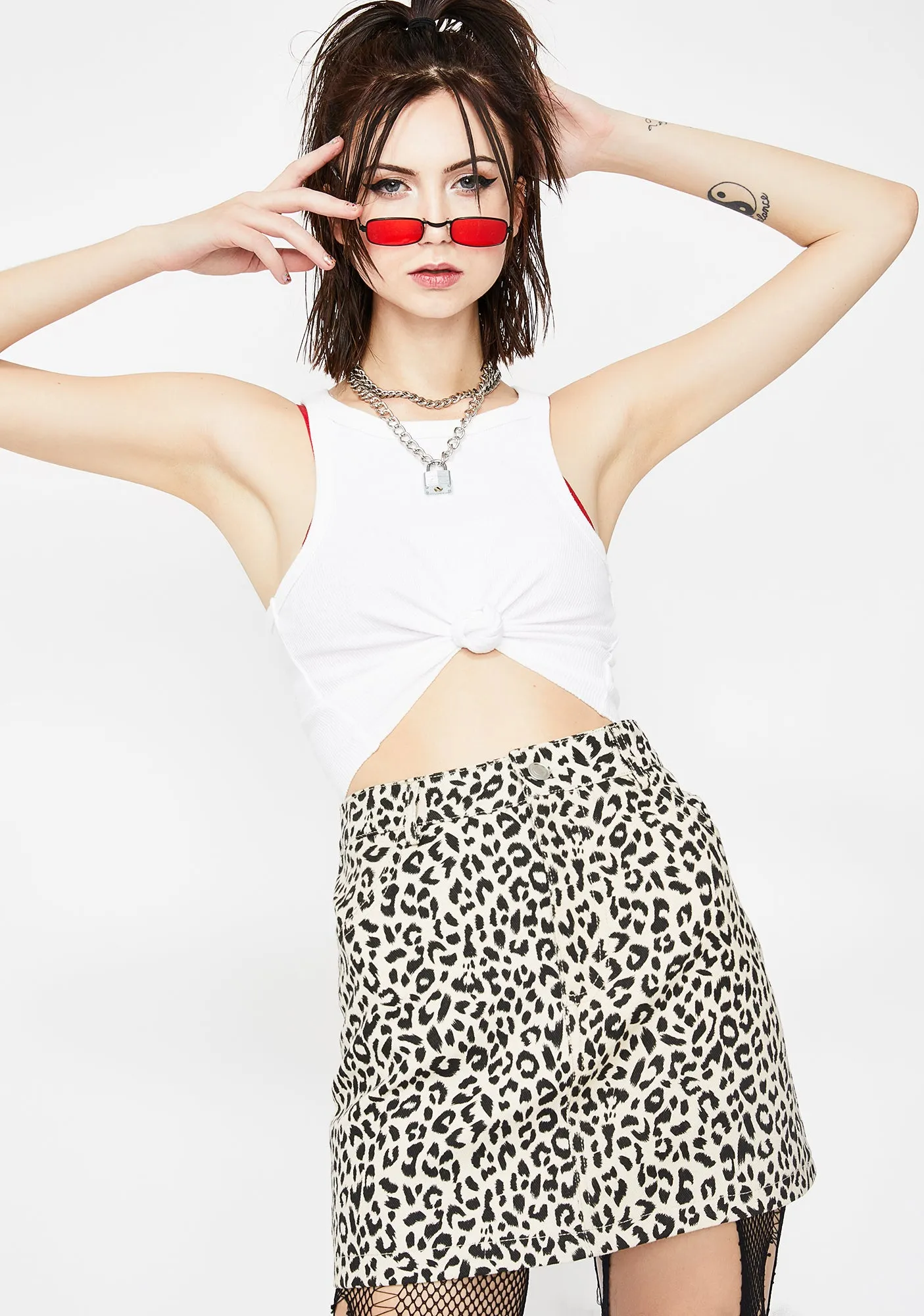 Go Berserk Leopard Skirt-