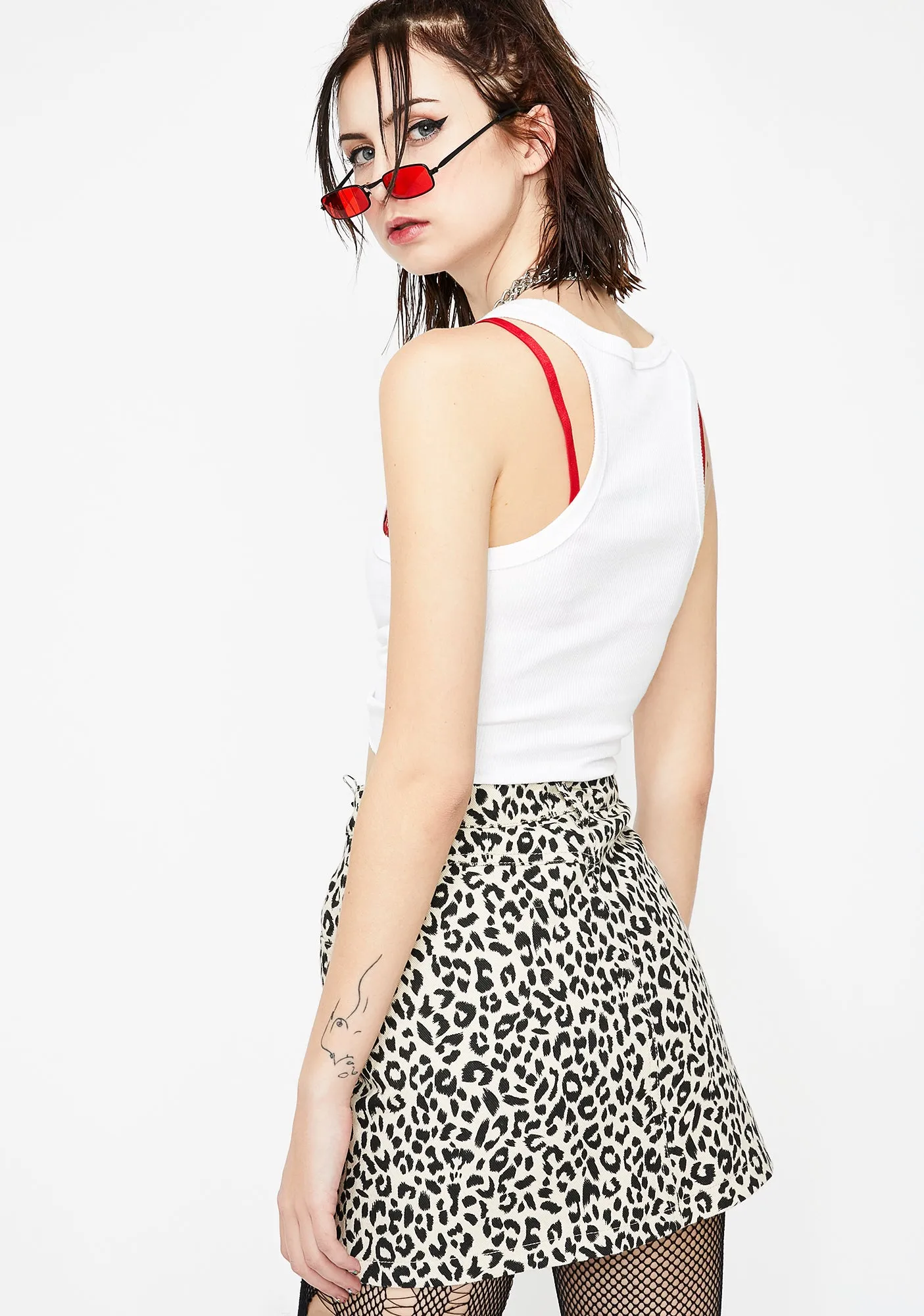 Go Berserk Leopard Skirt-