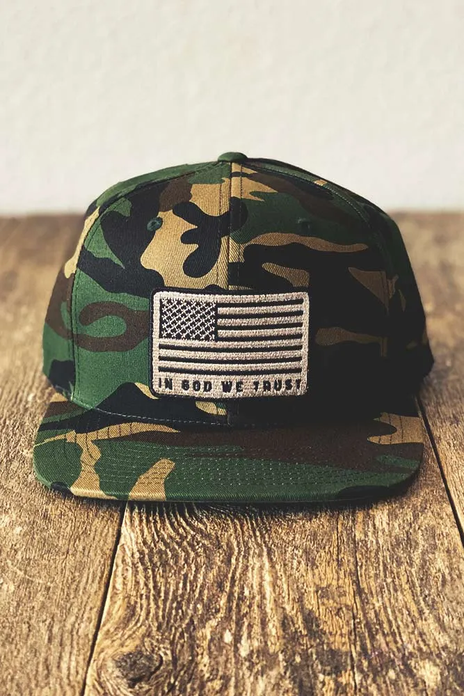 God We Trust Camo Hat