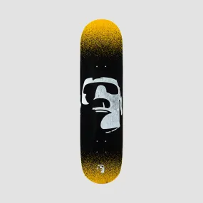 Heathen Monolith Skateboard Deck Yellow Stain - 8.25"