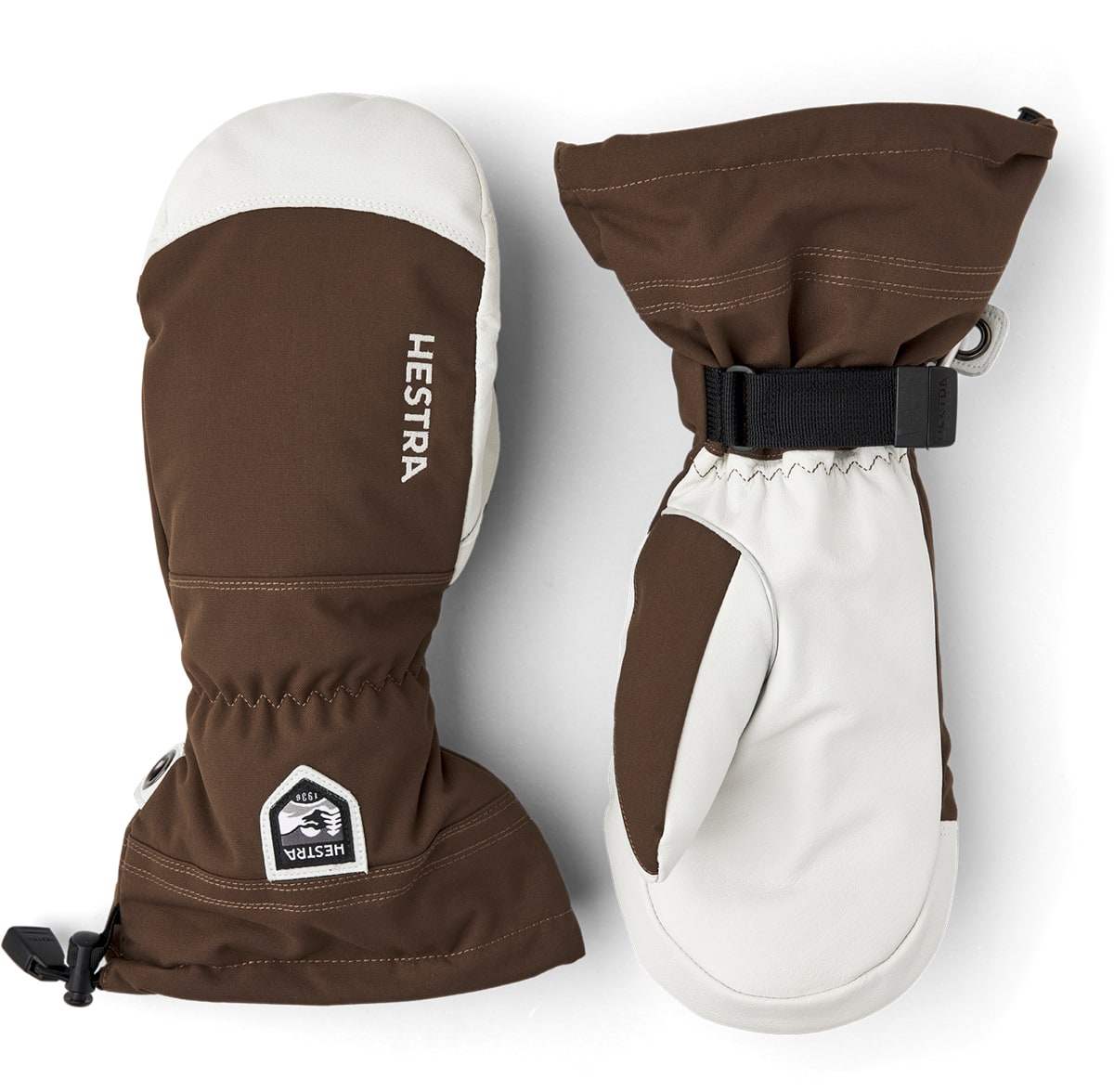 Hestra Army Leather Heli Ski Mitt Espresso | Buy Hestra Army Leather Heli Ski Mitt Espresso here | Outnorth