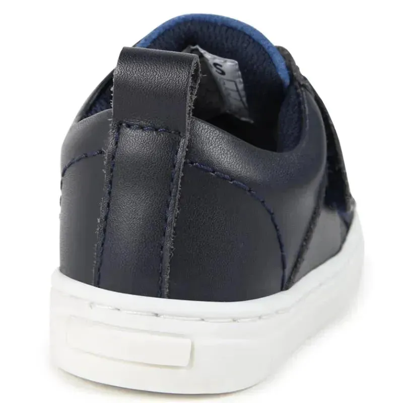 Hugo Boss Baby - Sneakers With Elastic Logo, Navy