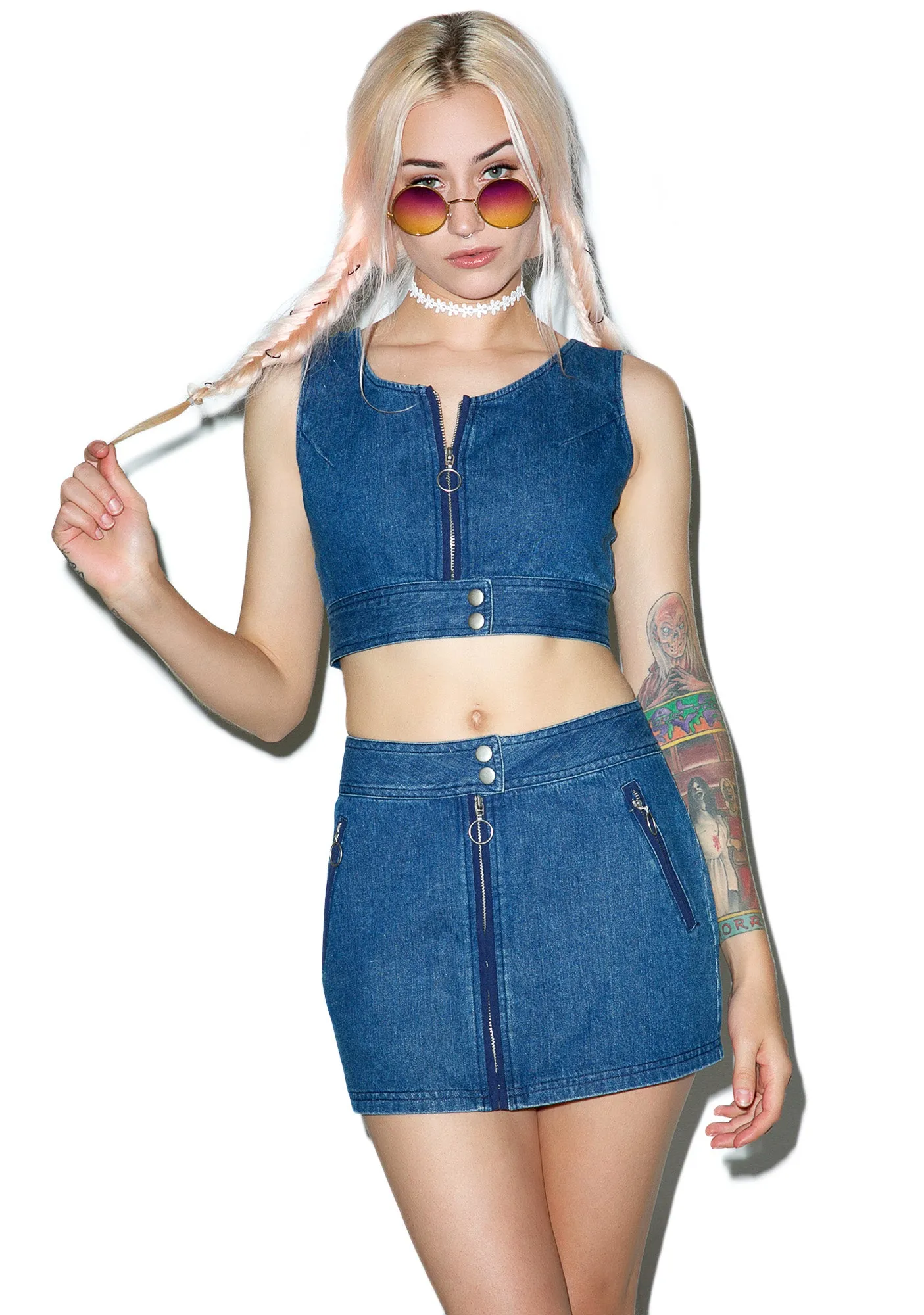 Indigo Grrl Skirt-