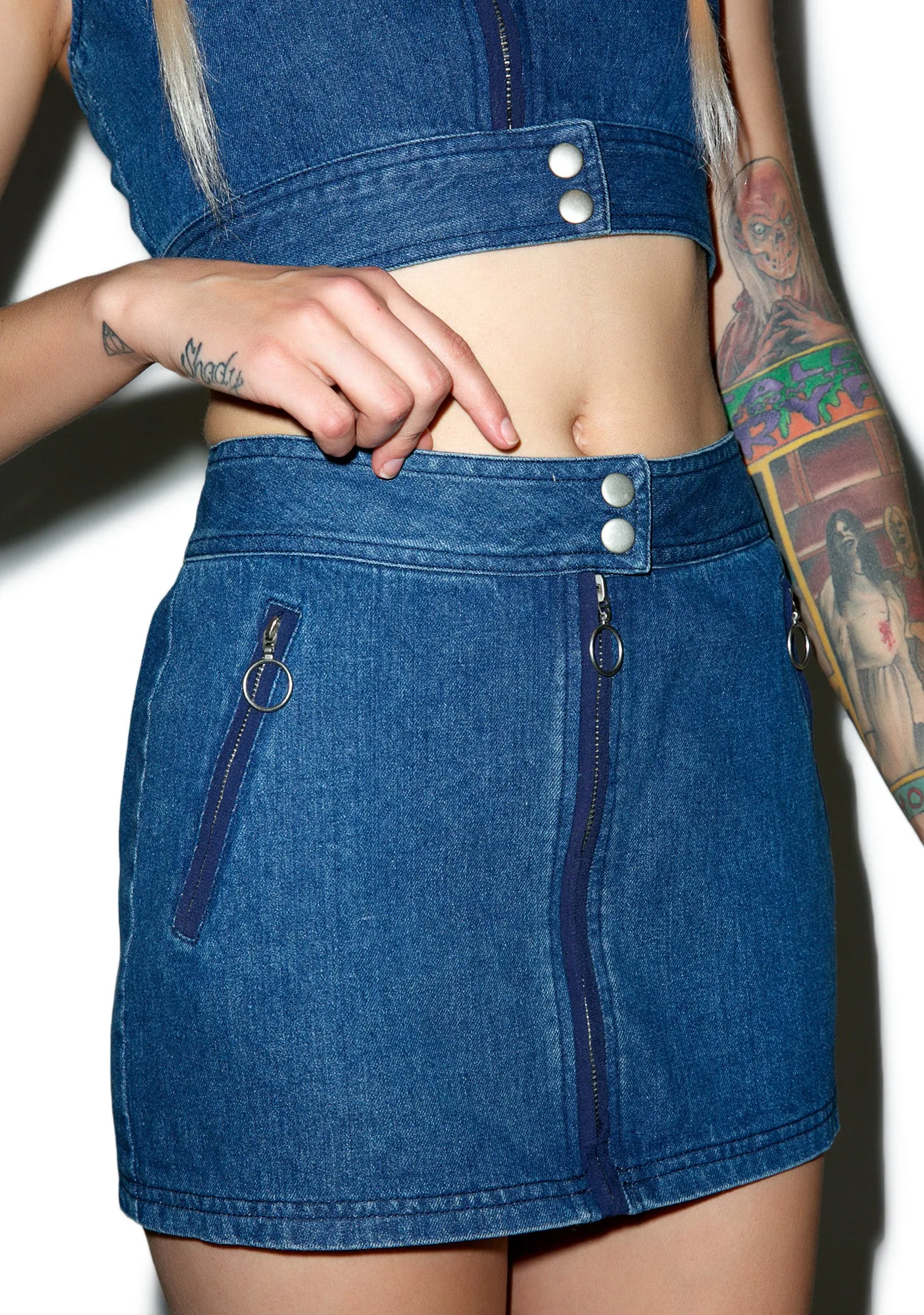 Indigo Grrl Skirt-