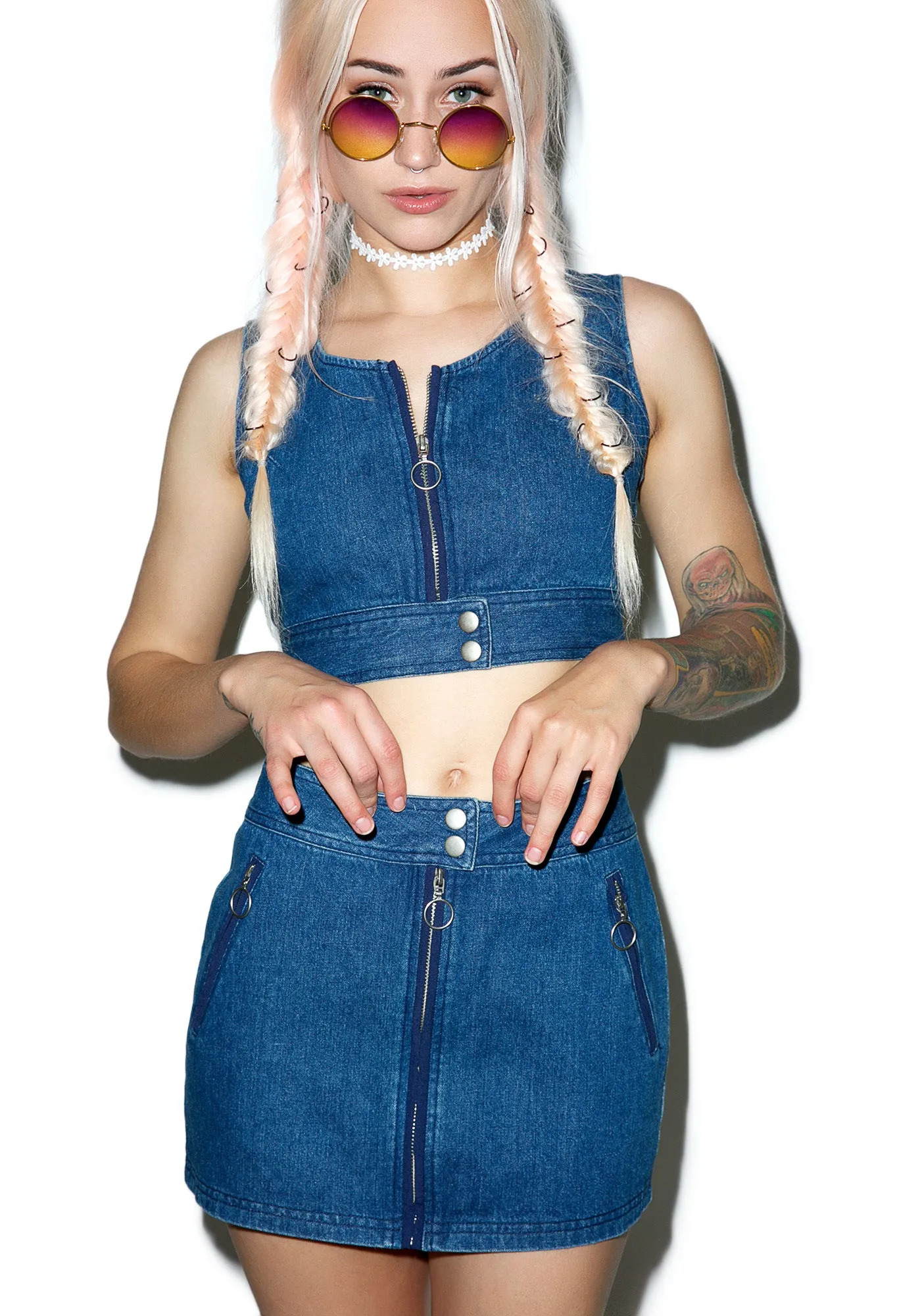 Indigo Grrl Skirt-