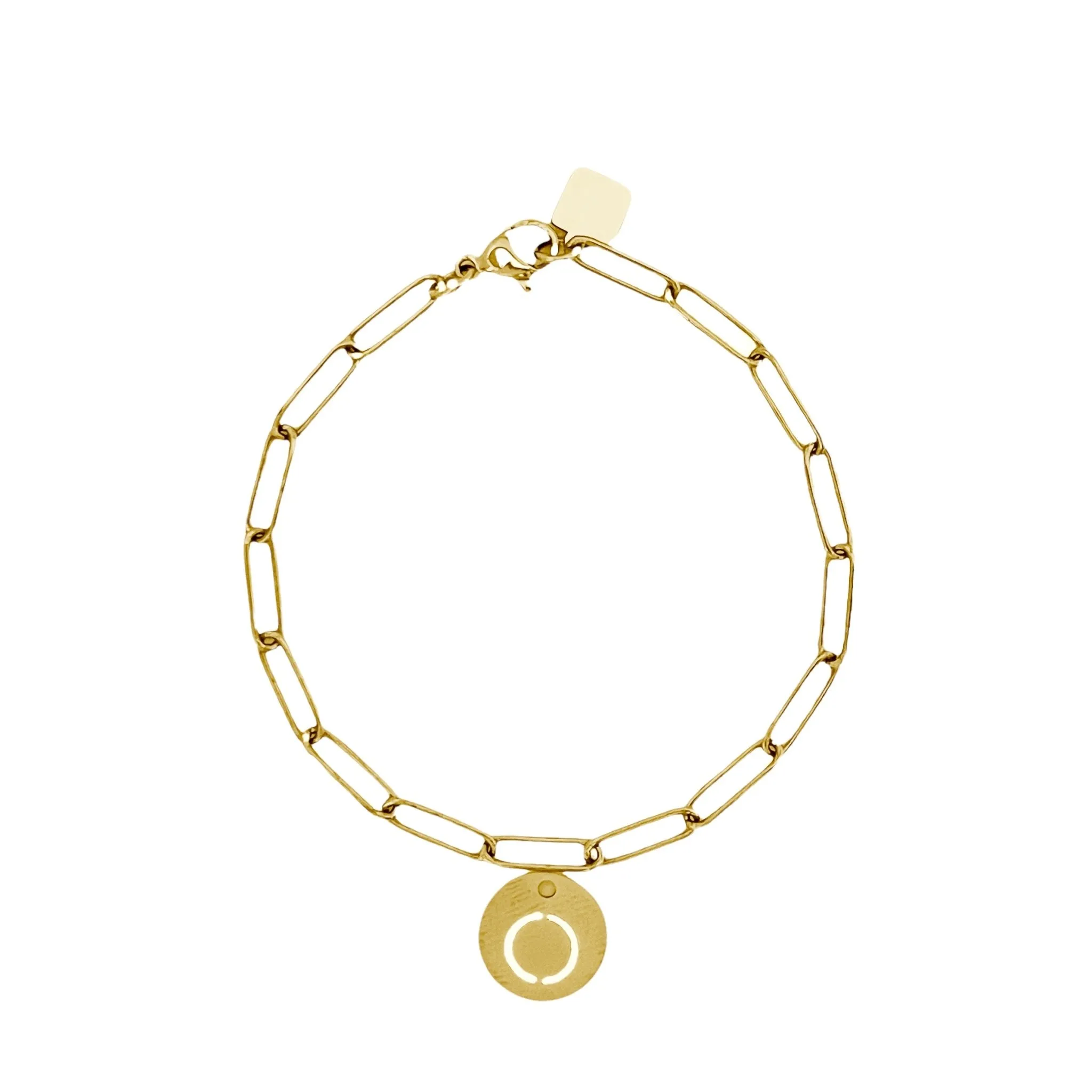 Initial Bracelet (A-Z) Gold