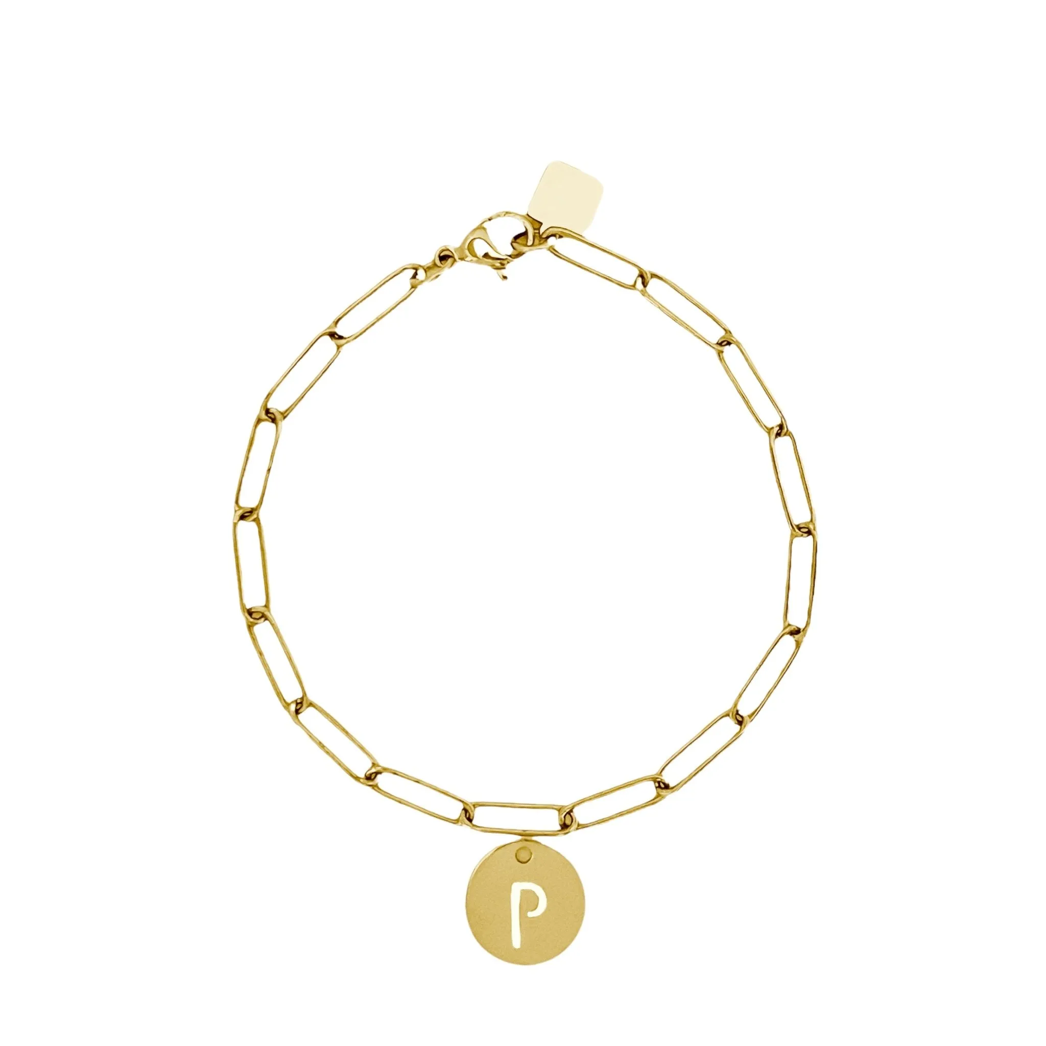 Initial Bracelet (A-Z) Gold