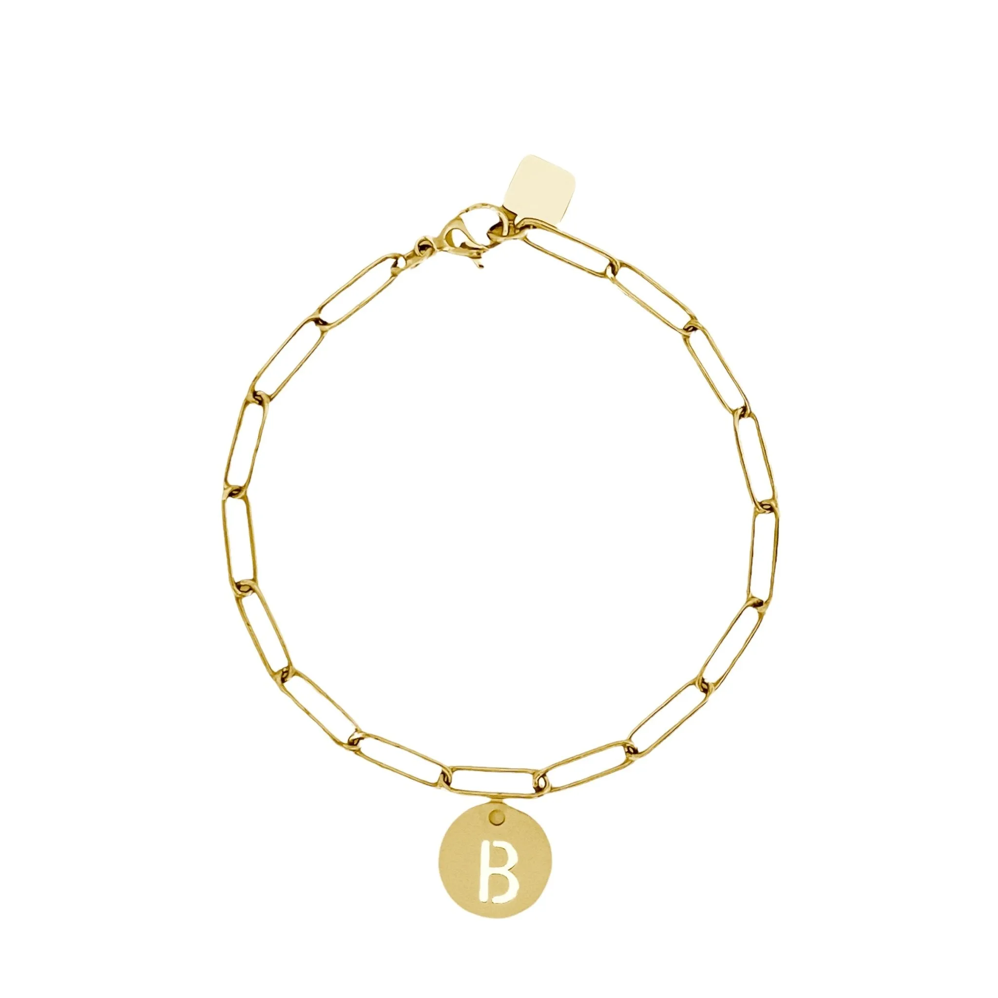 Initial Bracelet (A-Z) Gold