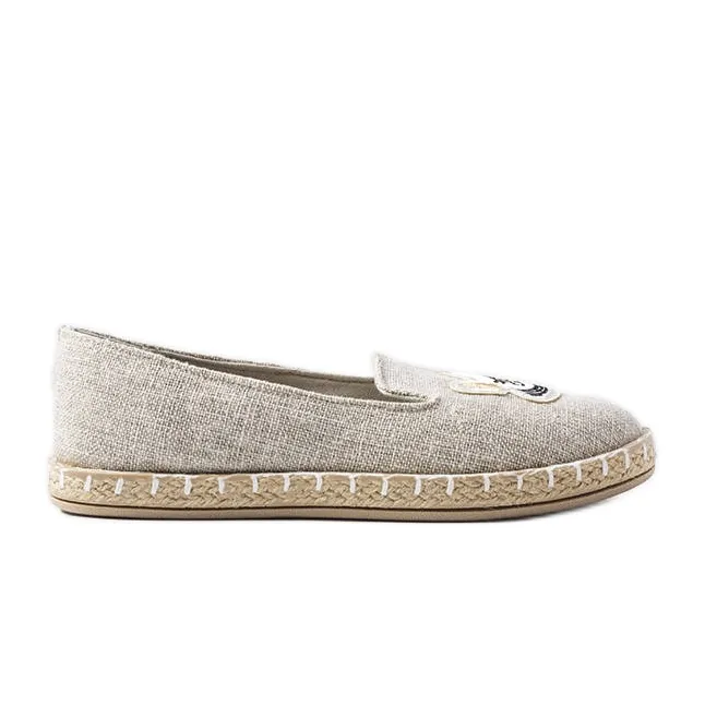 Inna Gray children's sneakers with Peppi application grey