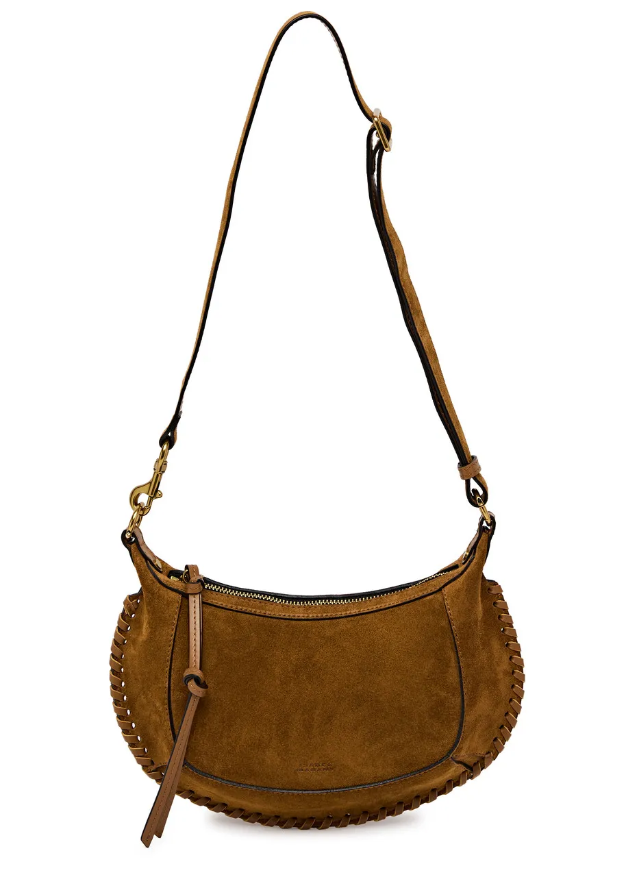 ISABEL MARANT Oskan Moon suede shoulder bag -                         -                     -                