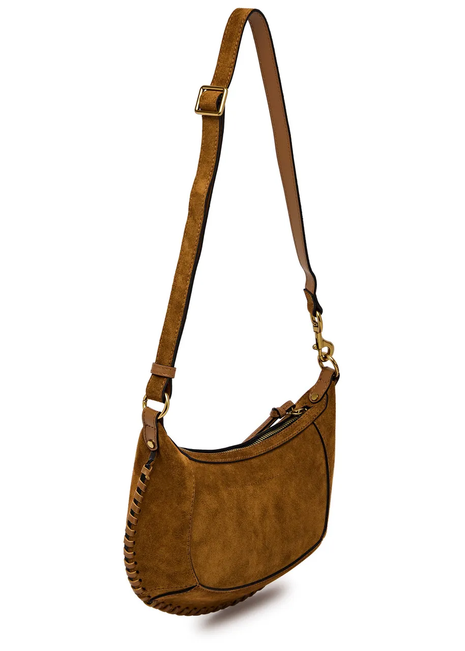 ISABEL MARANT Oskan Moon suede shoulder bag -                         -                     -                