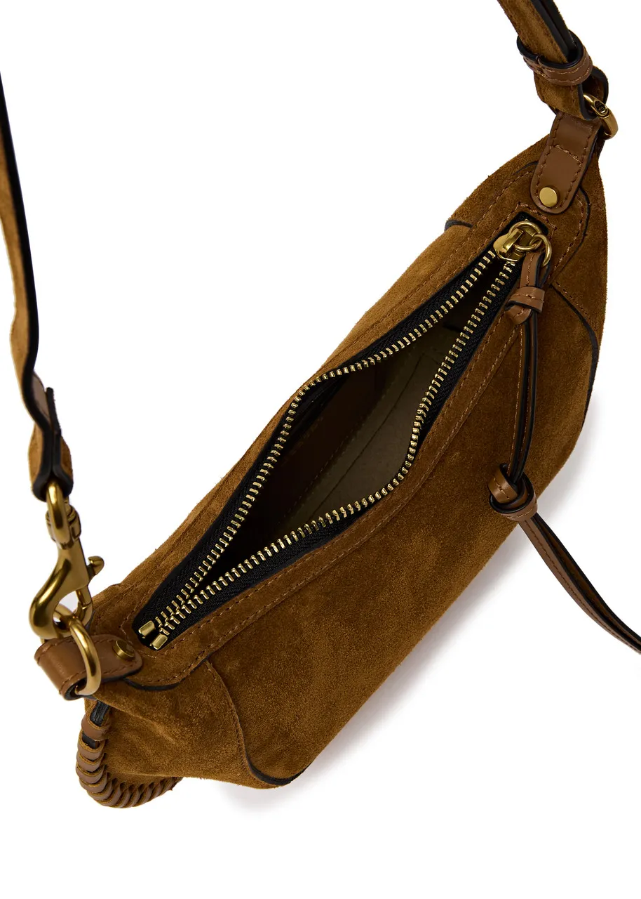 ISABEL MARANT Oskan Moon suede shoulder bag -                         -                     -                