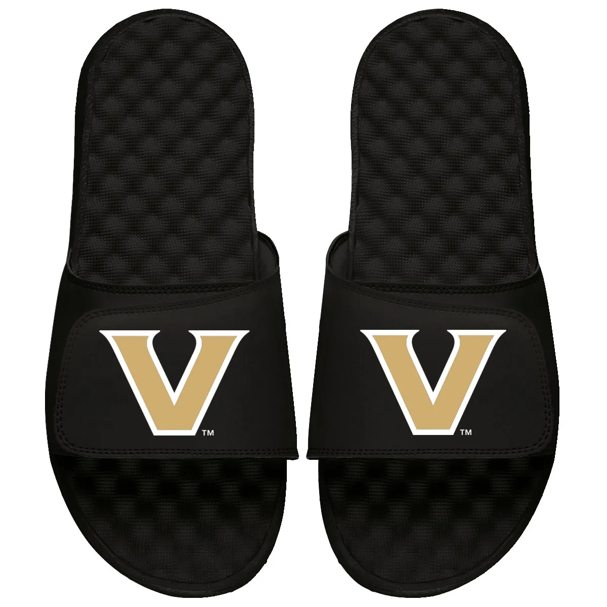 ISlide Vanderbilt Commodores Black Primary Logo Slide Sandals