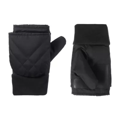 Isotoner Midweight Flip Top Smartdri 1 Pair Cold Weather Gloves