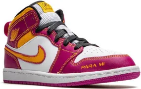 Jordan Kids Jordan 1 Mid Day Of The Dead sneakers White