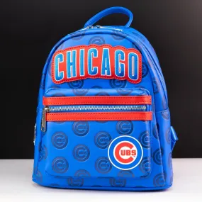 Loungefly x MLB Chicago Cubs Logo Mini Backpack