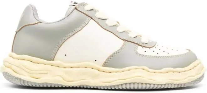 Maison MIHARA YASUHIRO Wayne OG Sole leather sneakers Neutrals