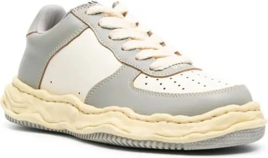 Maison MIHARA YASUHIRO Wayne OG Sole leather sneakers Neutrals