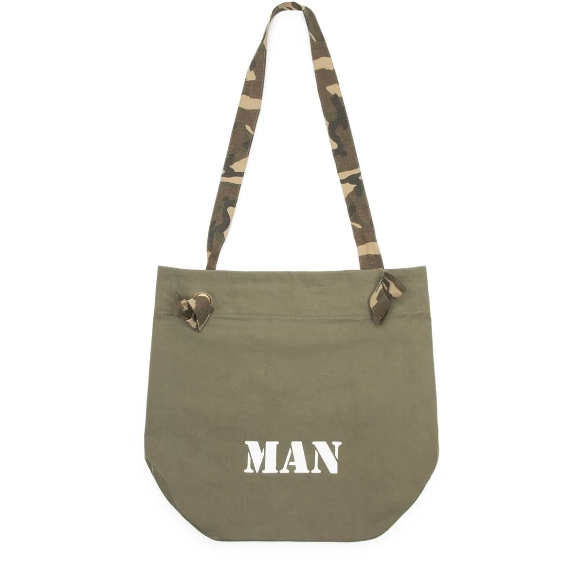 MAN Print Bag Khaki/White