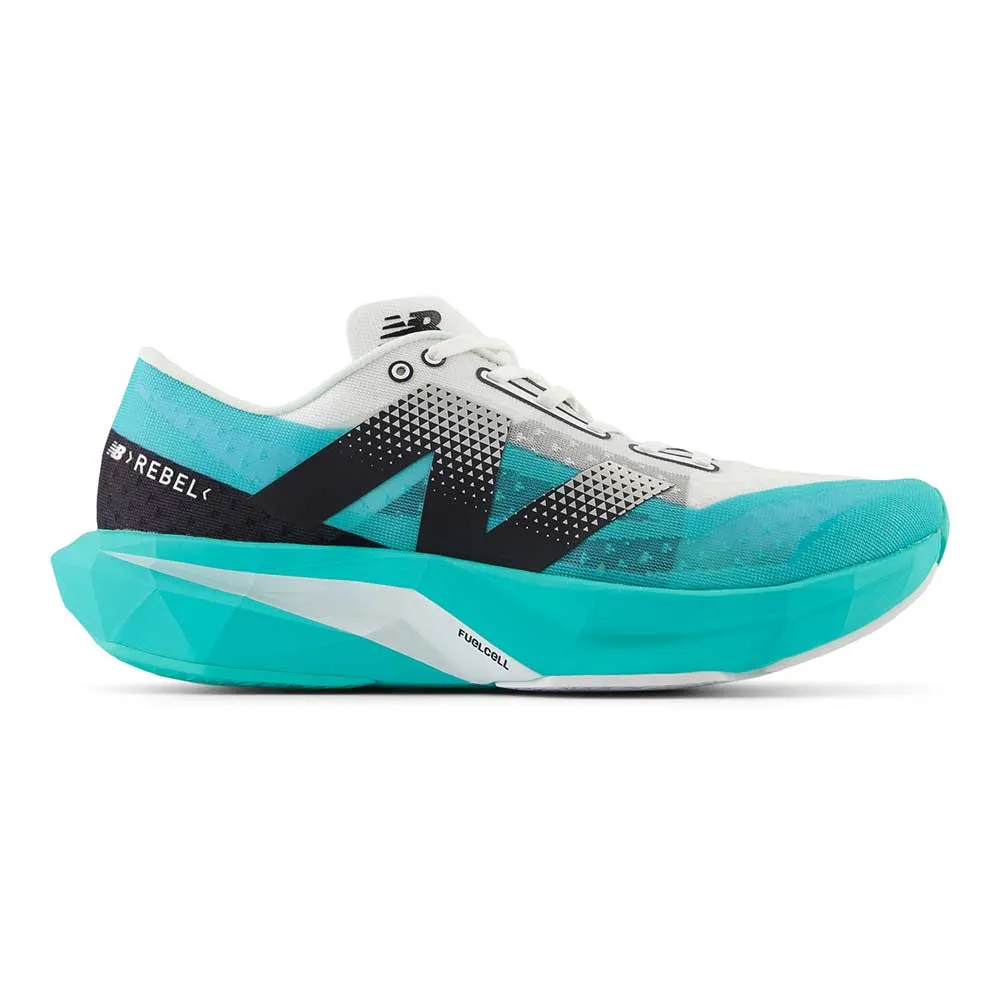 Men's FuelCell Rebel v4 Running Shoe - Cyber Jade/White - Regular (D)