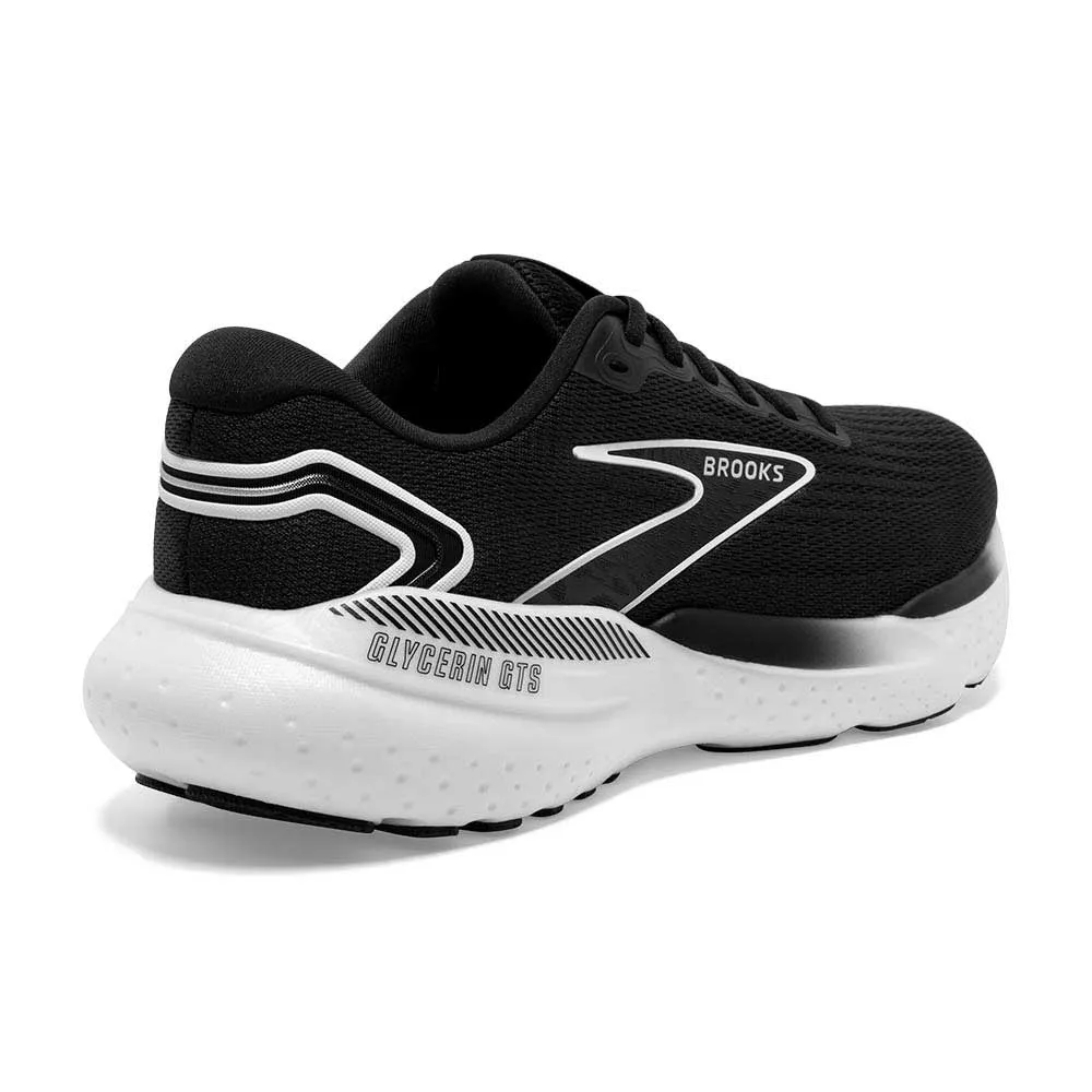 Men's Glycerin GTS 21 Running Shoe - Black/Grey/White - Wide (2E)