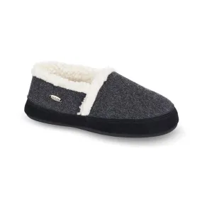 Moc Ragg Slipper - Dark Charcoal