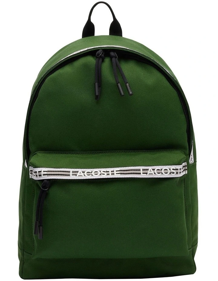 Neocroc Backpack With Zipped Logo Straps in Green