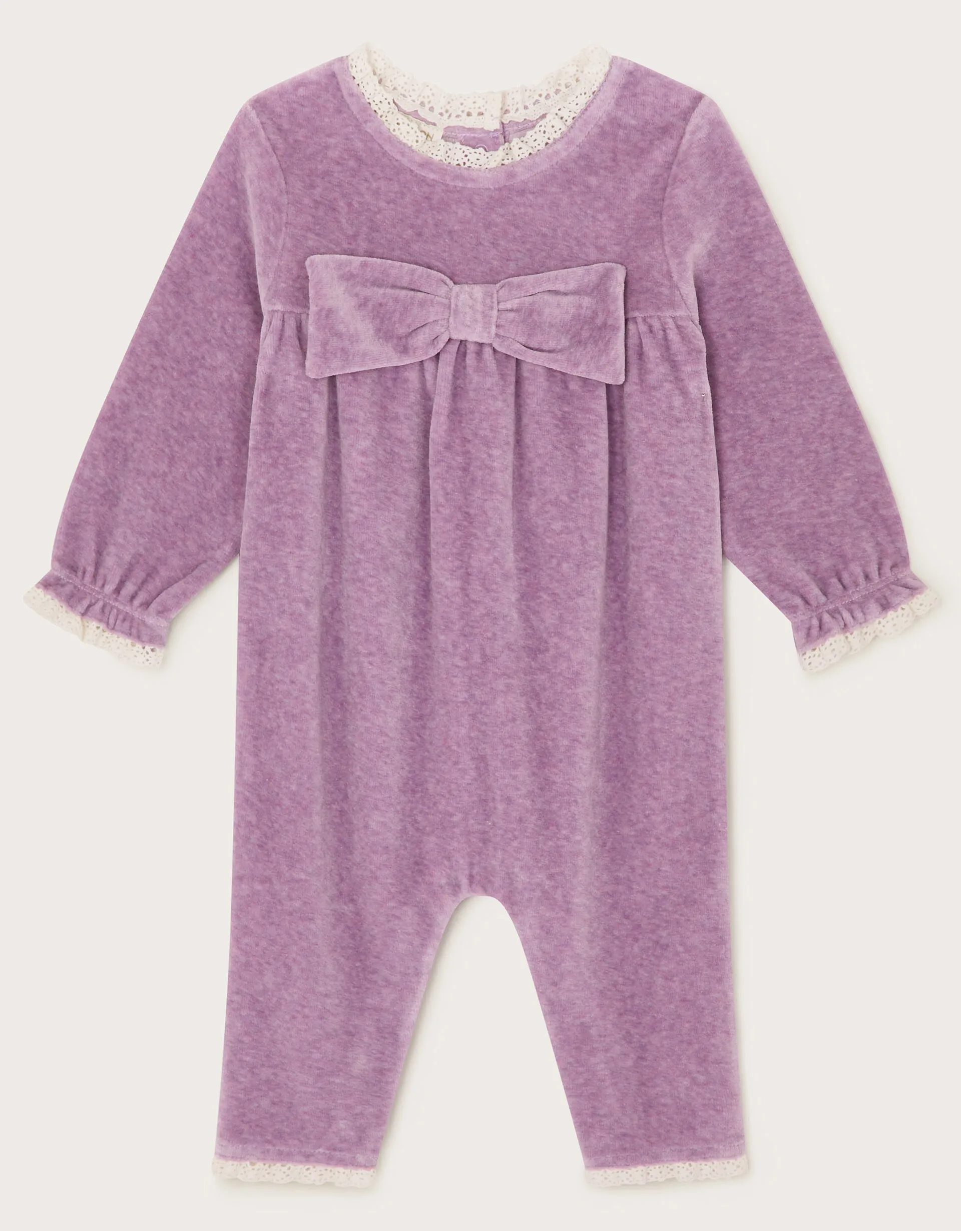 Newborn Bow Romper Pink