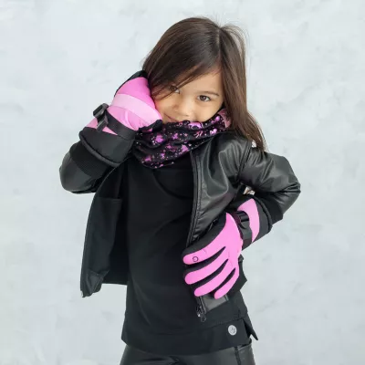 new!WinterProof Little Girls Cold Weather Gloves