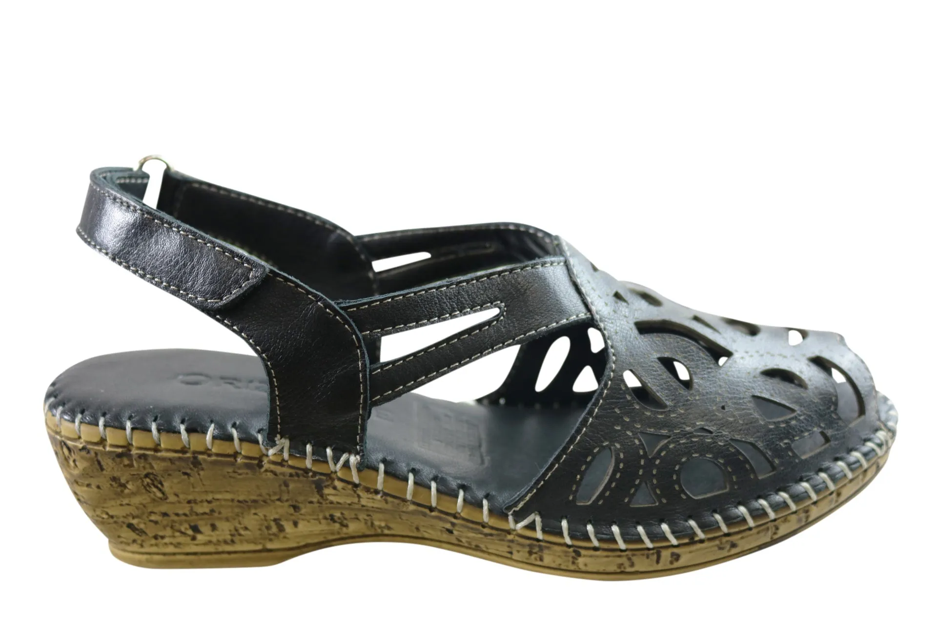 Orizonte Saxona Womens European Soft Leather Comfortable Sandals