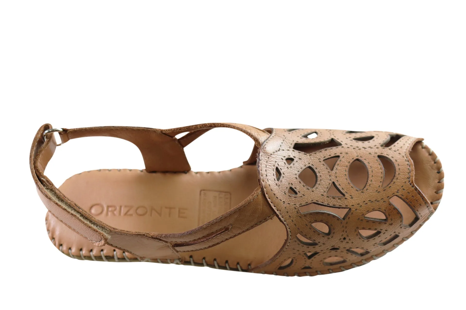 Orizonte Saxona Womens European Soft Leather Comfortable Sandals