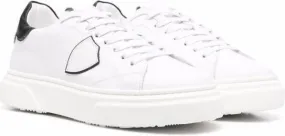 Philippe Model Kids TEEN Temple low-top leather sneakers White