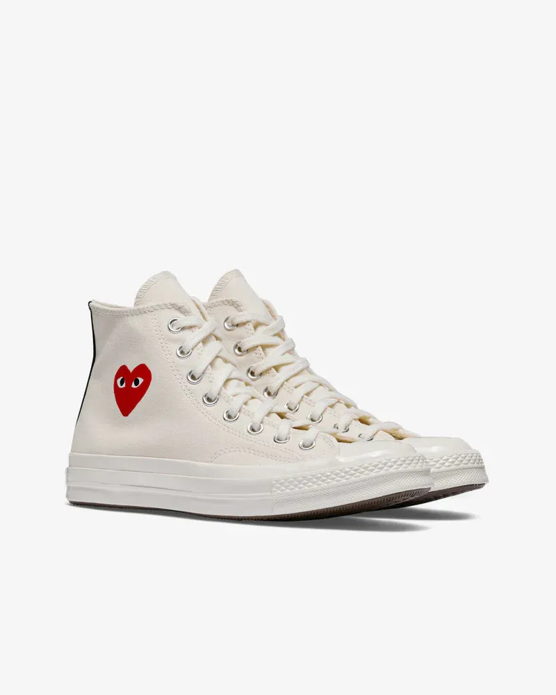   Play Converse Small Red Heart All Star '70 High Sneakers White 