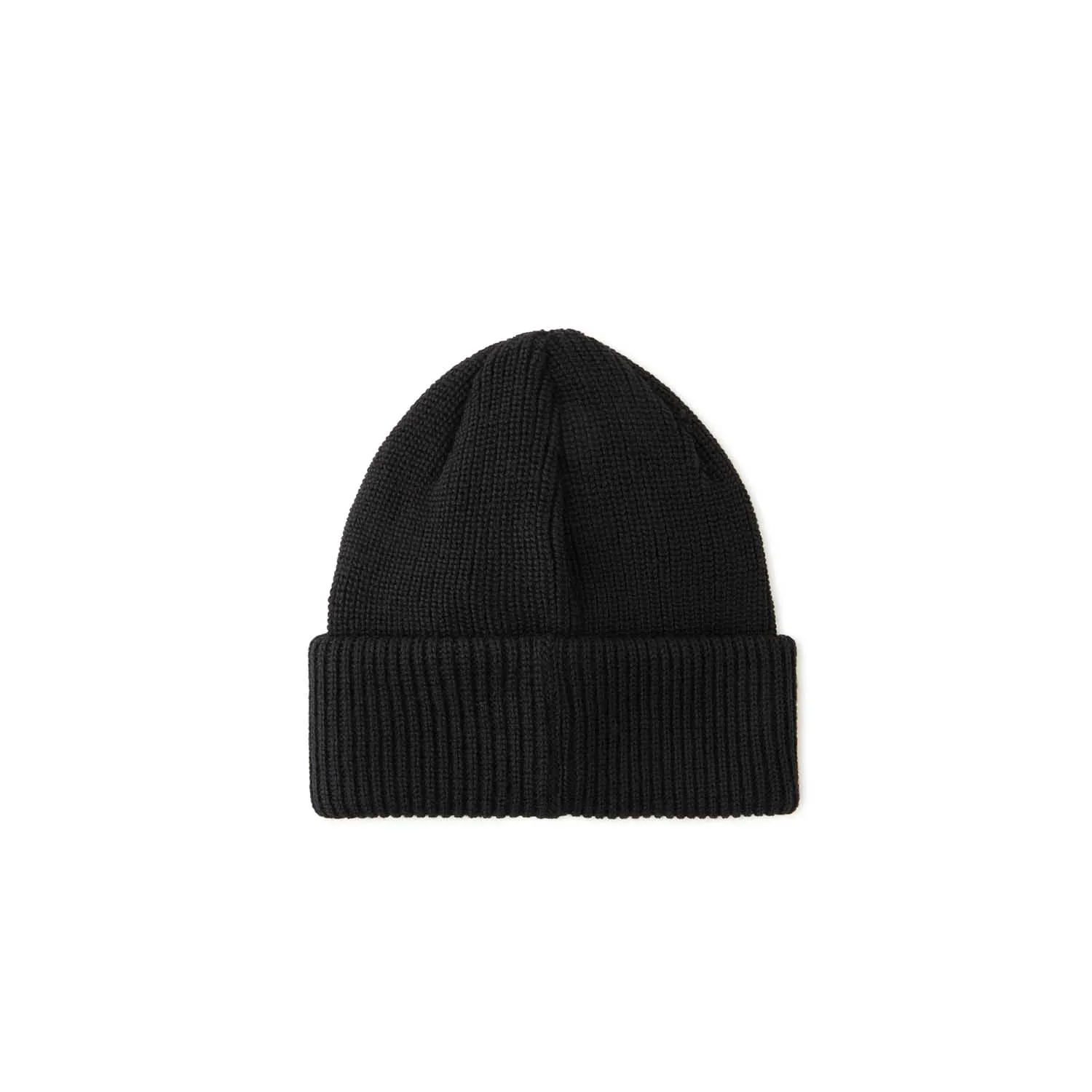 Polar DOUBLE FOLD MERINO BEANIE, Black 