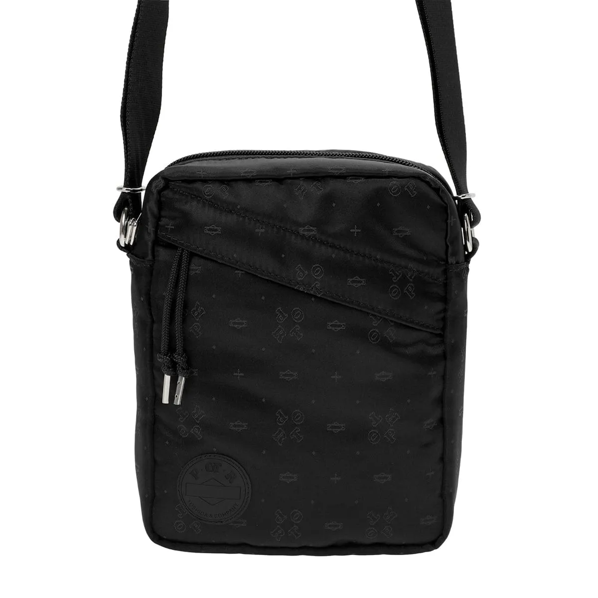 POTR MONOGRAM VERTICAL SHOULDER BAG BLACK | Bodega