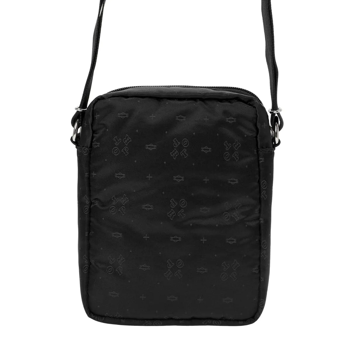 POTR MONOGRAM VERTICAL SHOULDER BAG BLACK | Bodega