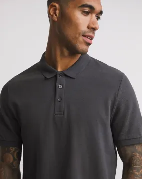 Pure Cotton Pique Polo Long