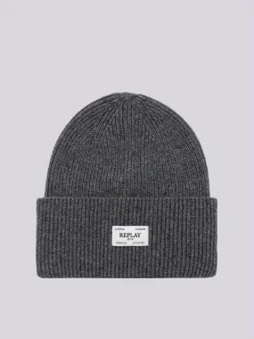 RECYCLED CASHMERE-BLEND BEANIE