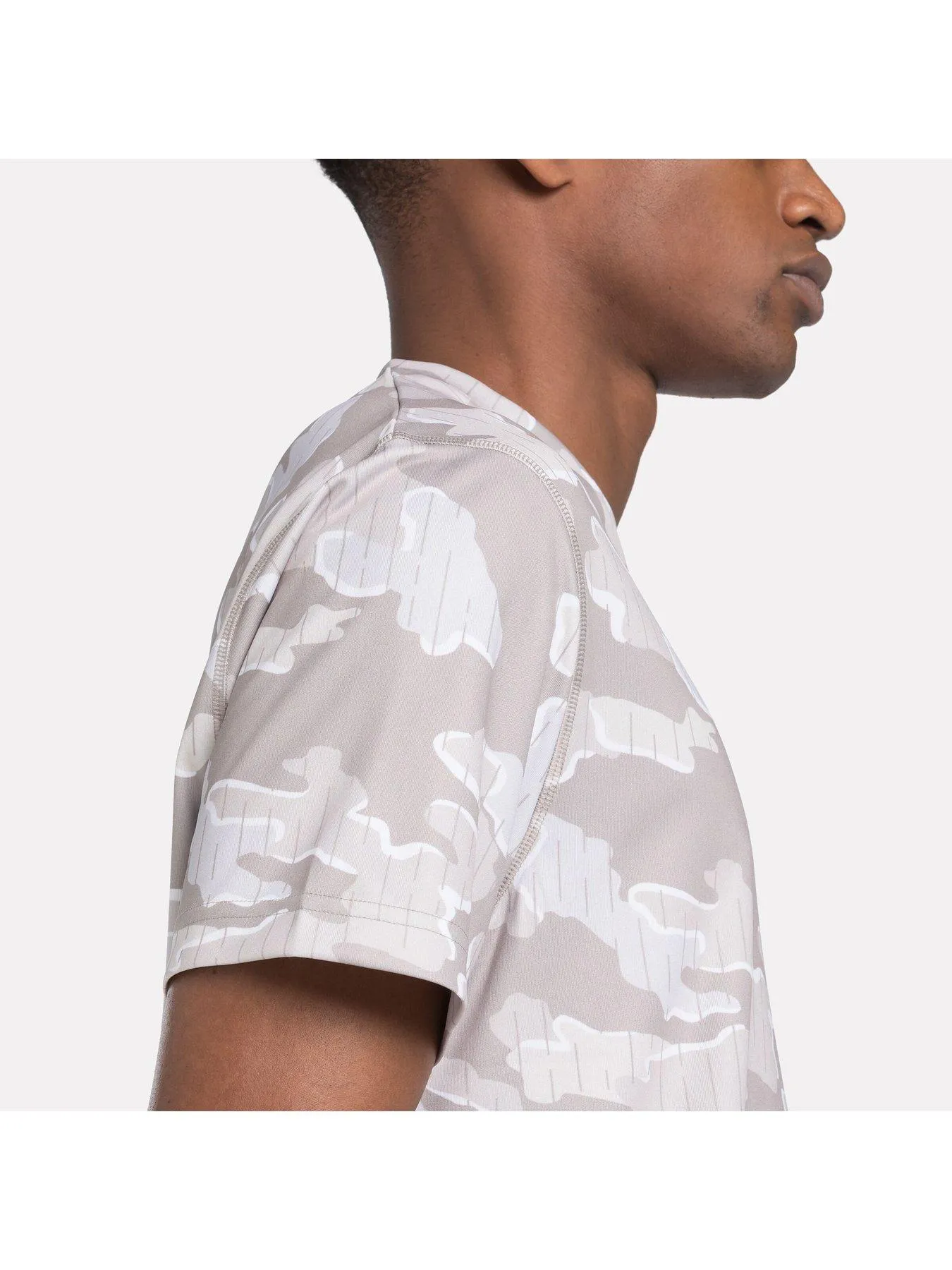 Reebok Mens Training Train Motion Camo Tech Tee - Multi