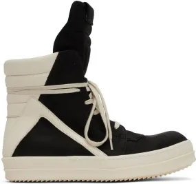 Rick Owens Black Geobasket Sneakers